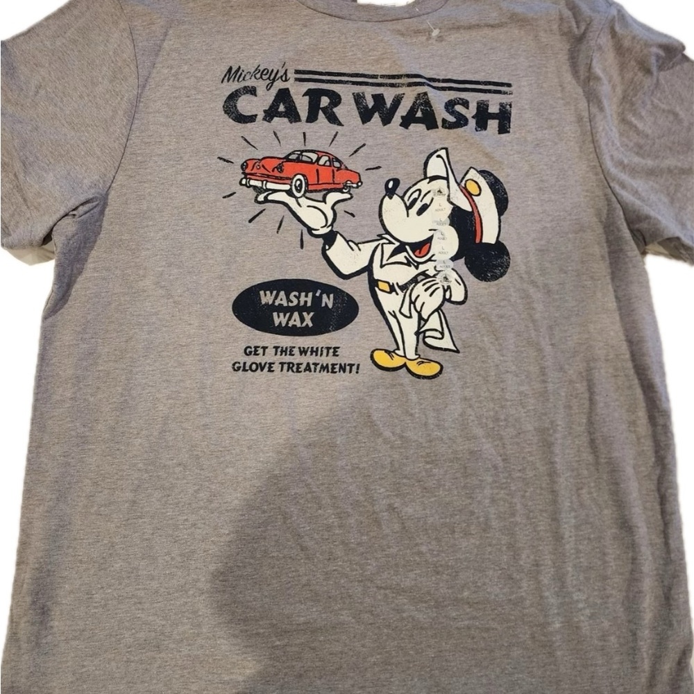 Disney Parks Mickey Mouse Car Wash Tee